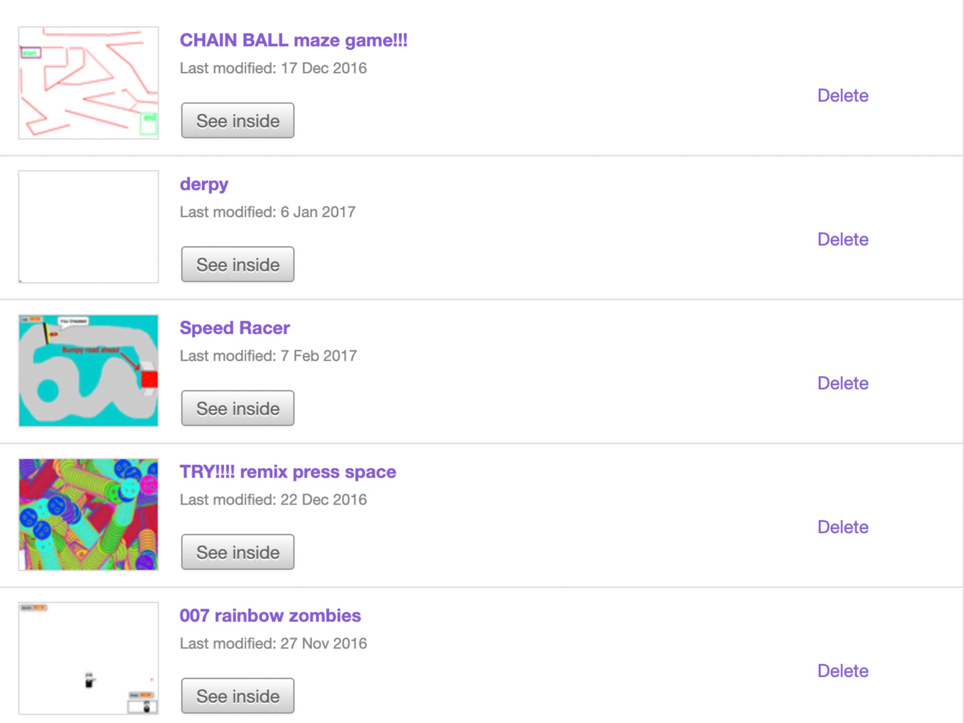 Scratch library screenshot 1